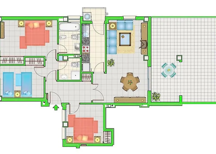 Piso Bajo 3 2 Banos Y Gran Terraza Apartament *