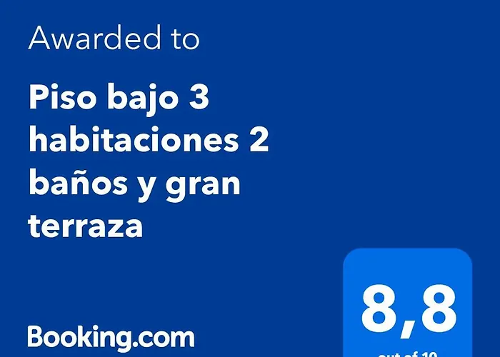 Piso Bajo 3 2 Banos Y Gran Terraza * Denia